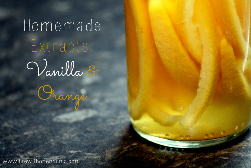 Homemade Extracts: Orange and Vanilla