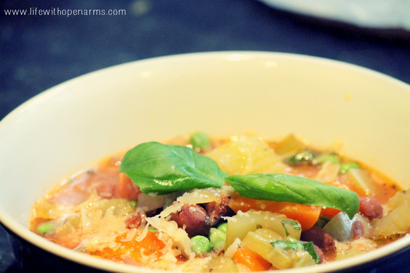 “Leftovers” Minestrone Soup