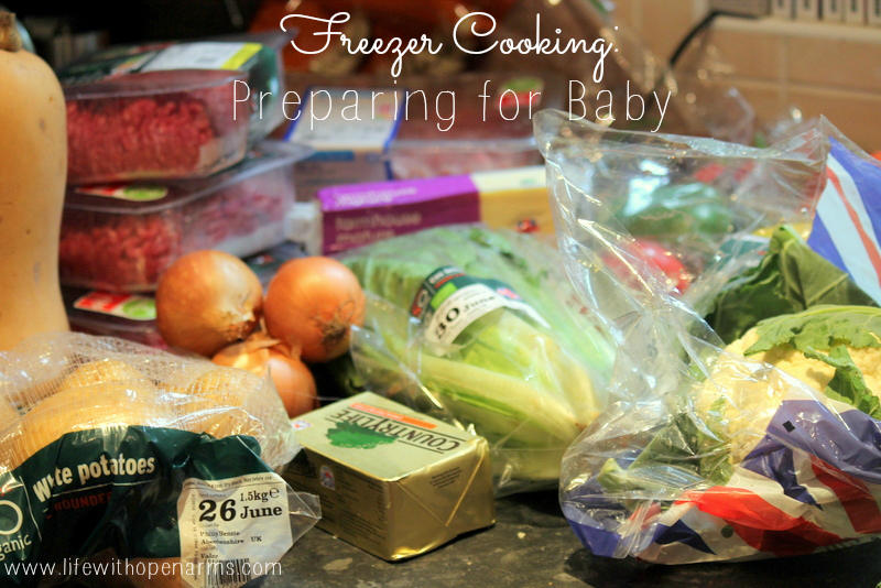 Freezer Cooking – Preparing for Baby