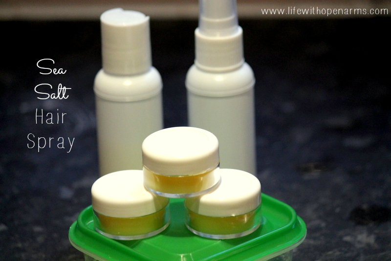 Natural Beauty: Sea Salt Hair Spray