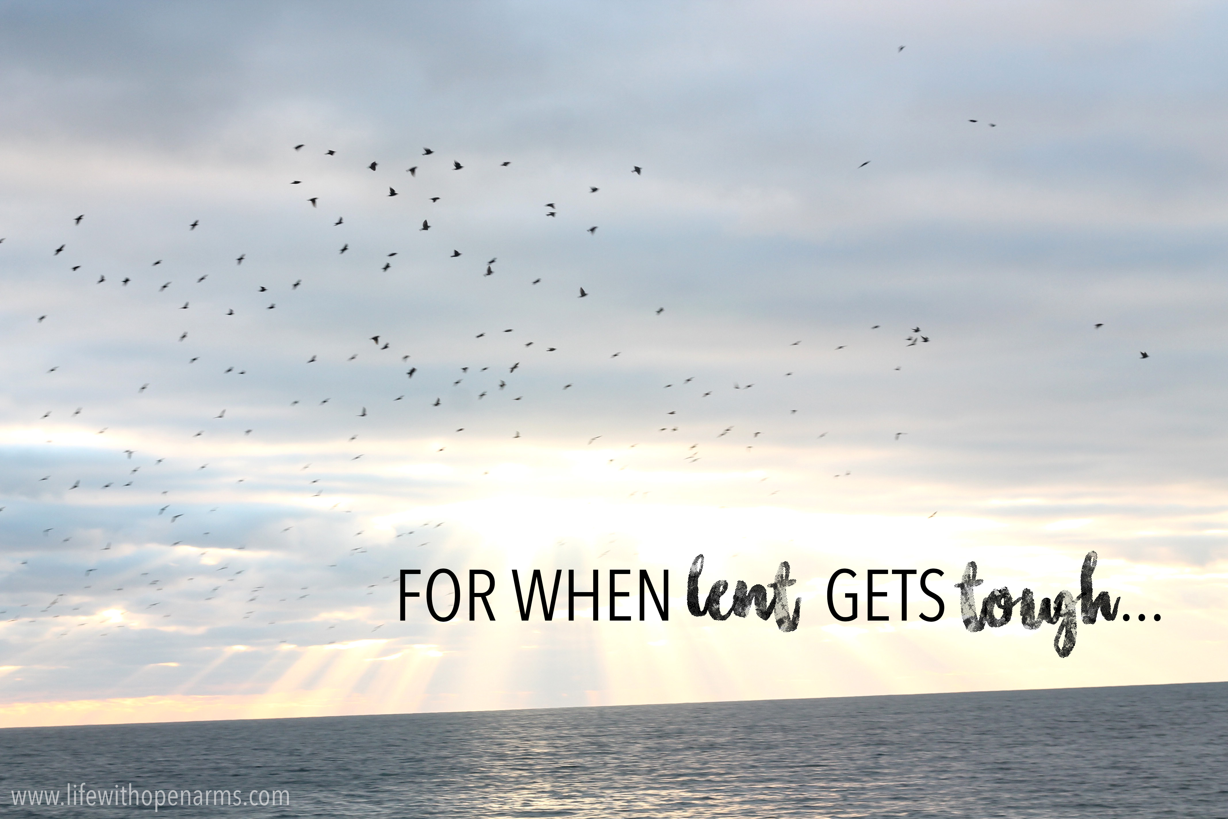 For When Lent Gets Tough…