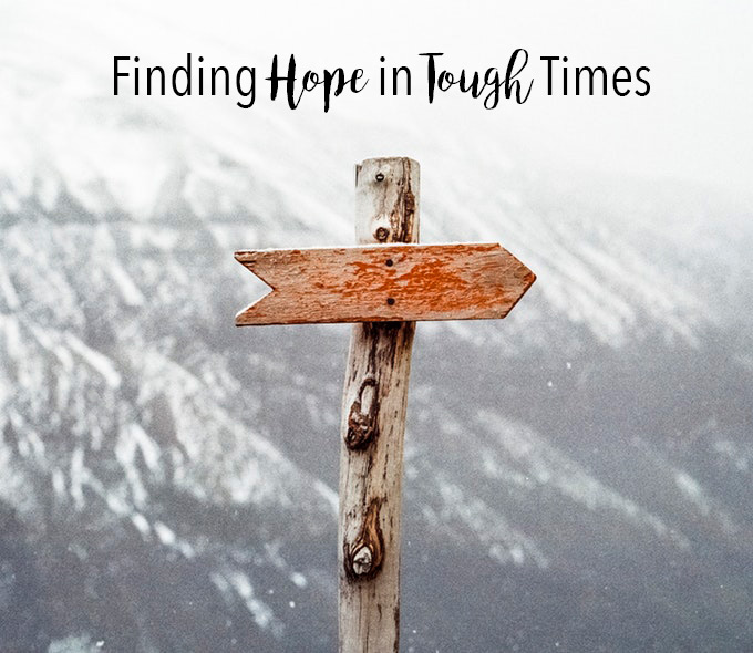 Finding Hope in Tough Times | Life With Open Arms - in the more difficult seasons of life, sometimes all you need is a glimmer of hope that reminds you that God always brings good out of bad...